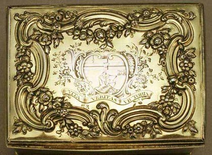Irish Silver Freedom Box - Londonderry